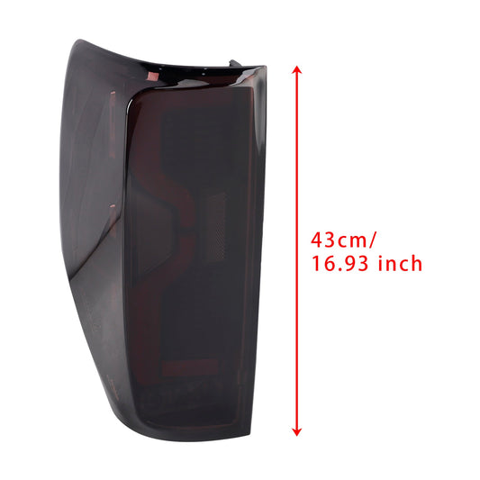 2011-2021 Ford Ranger T6 T7 T8 PX1 PX2 PX3 Led Black Clear Rear Tail Light Lamp