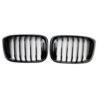 2018-2021 BMW X4 G02 X3 G01 G08 Gloss Black Front Kidney Grille Mesh Grill