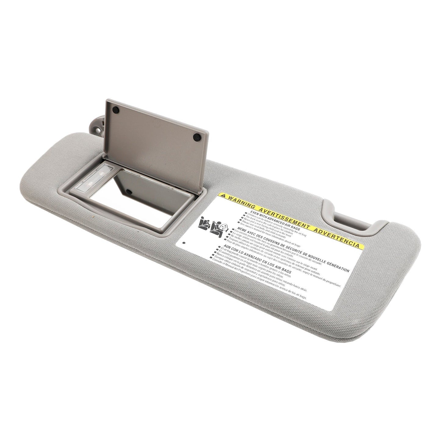 Highlander 2014-2019 Toyota Left Sun Visor W/Vanity Light Gray 74320-0E074-B0