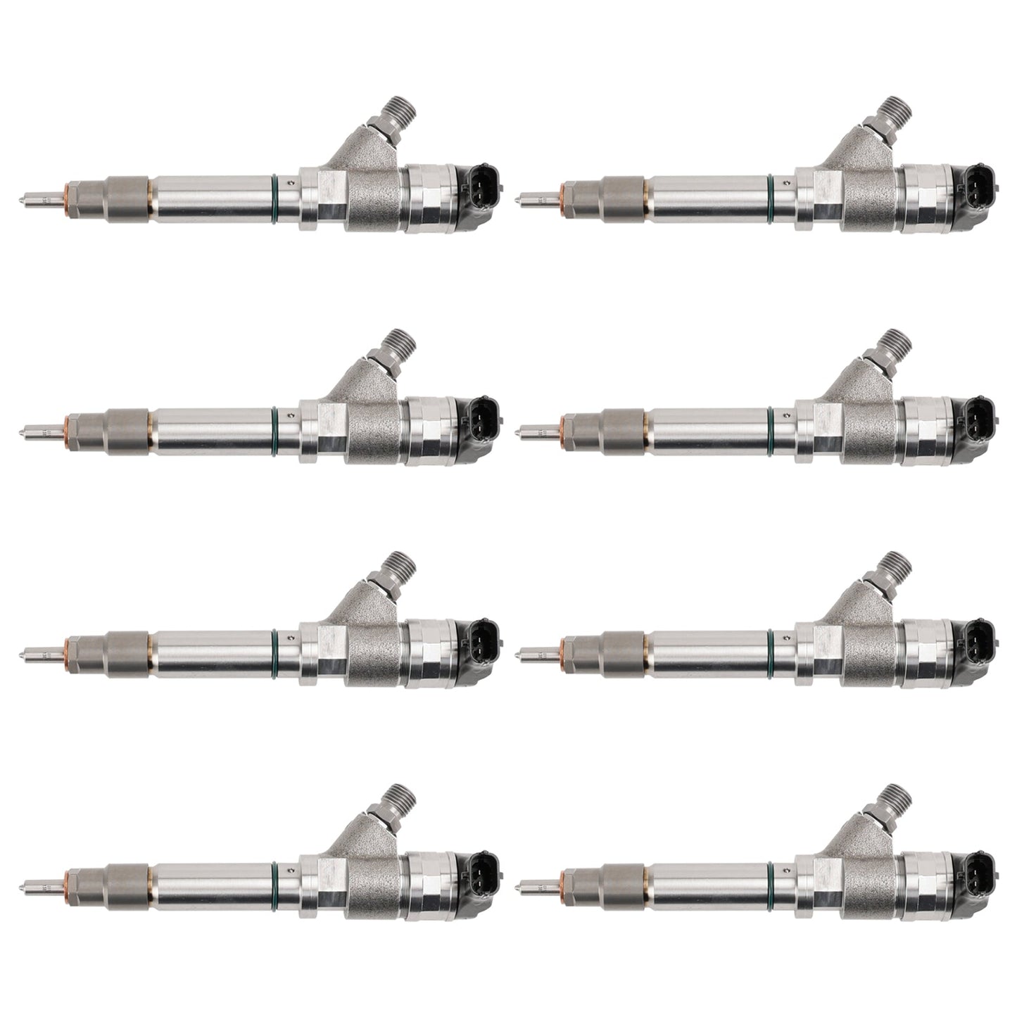 8PCS Fuel Injector 0986435504 Fit For GMC Fit For Chevy 6.6L Duramax LLY 2004.5-2005