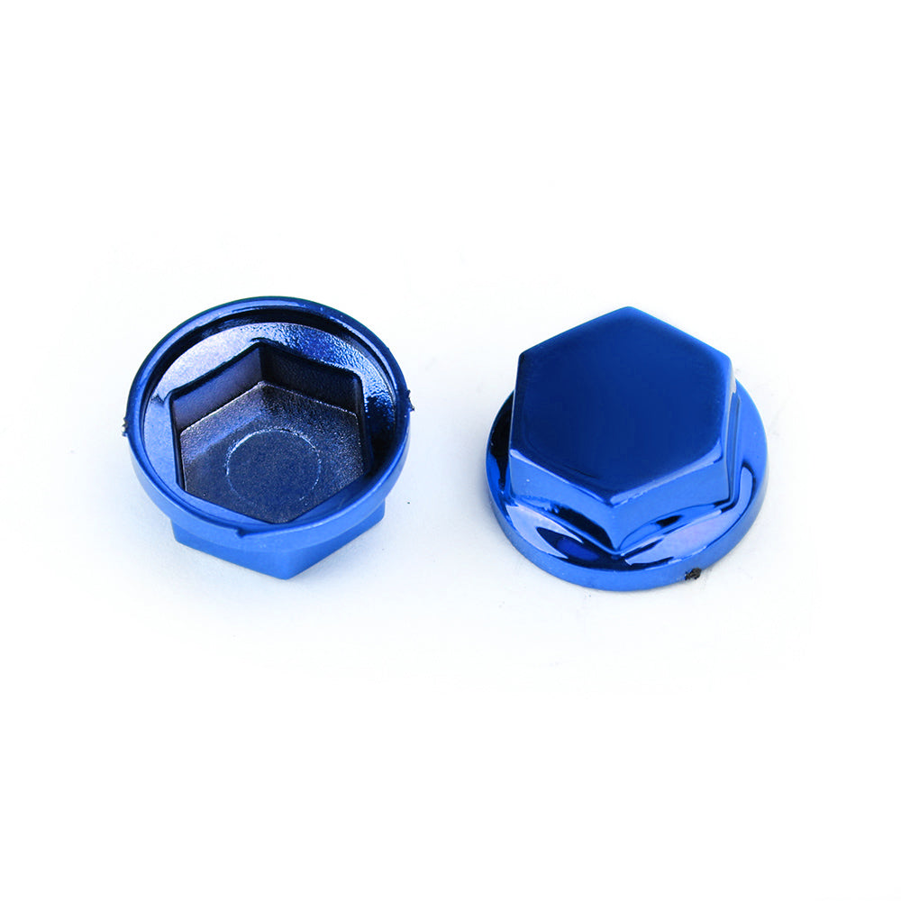 Tapa de rosca hexagonal de 30 mm para Suzuki, motocicleta, ciclomotor, scooter, color azul