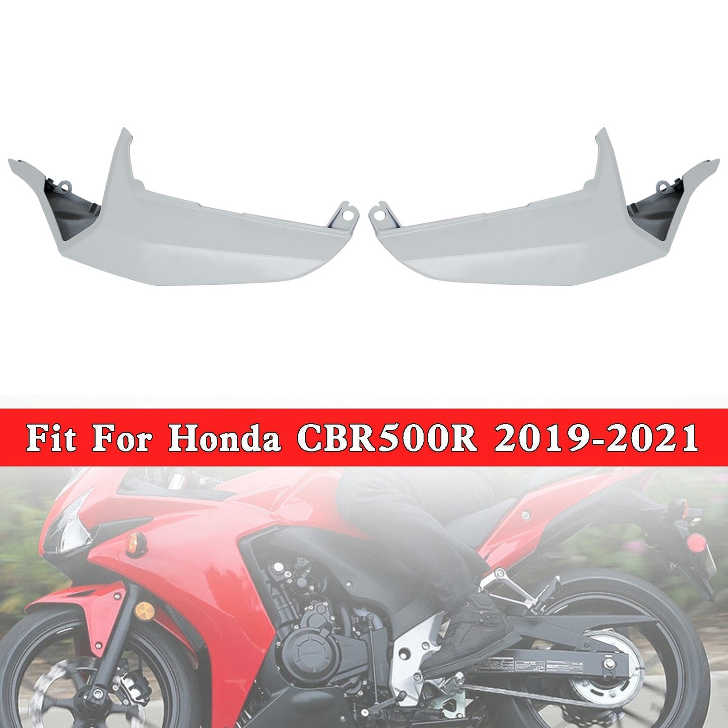 Capot de carénage latéral arrière supérieur pour Honda CBR500R 2019-2021
