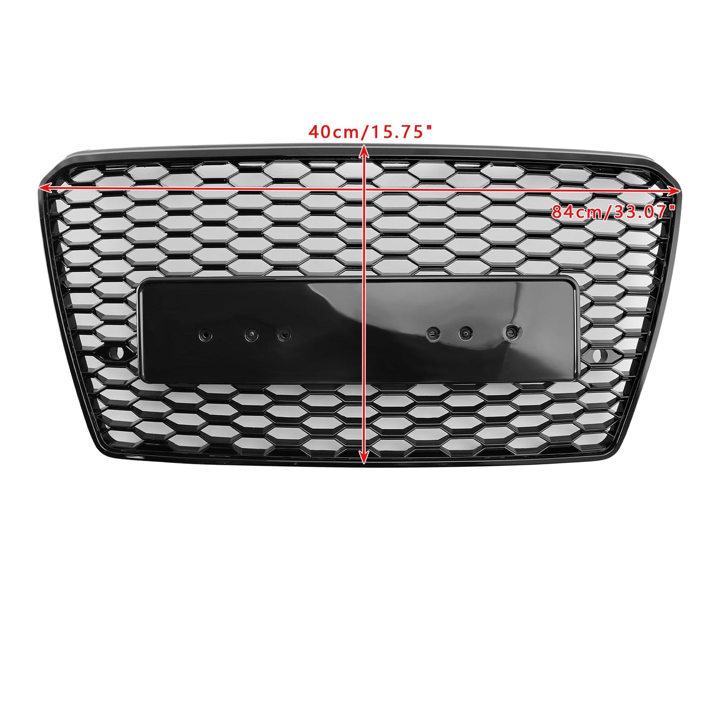 2010-2015 RS7 Style Honeycomb Sport Mesh Hex Grill Grille Fit Audi A7/S7 Black