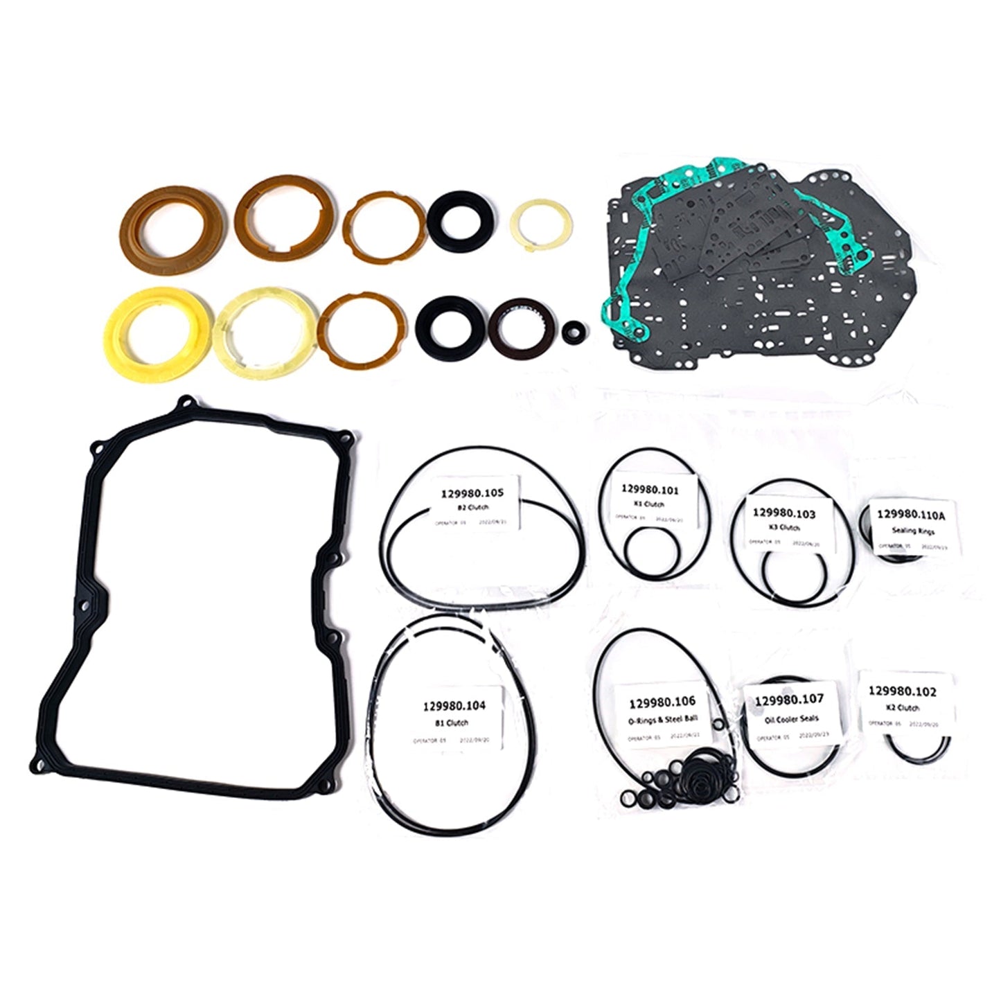 2003-2012 Octavia Toledo Transmissions Master Rebuild Kit Gasket Clutch Set 09G TF60SN