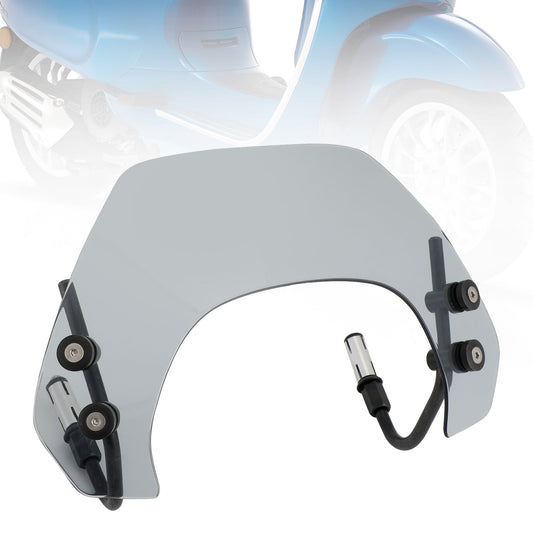 Short Motorcycle Windshield WindScreen fit for Vespa Sprint 150 2016-2021