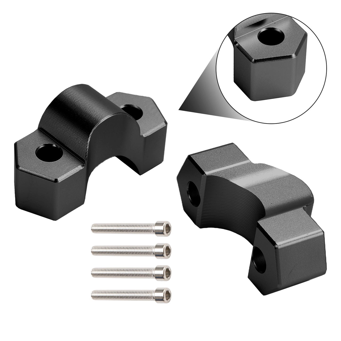 HANDLE BAR CLAMP RISE UP RISER H=25mm FOR For BMW F850GS F 850 GS ADV 2018-2023