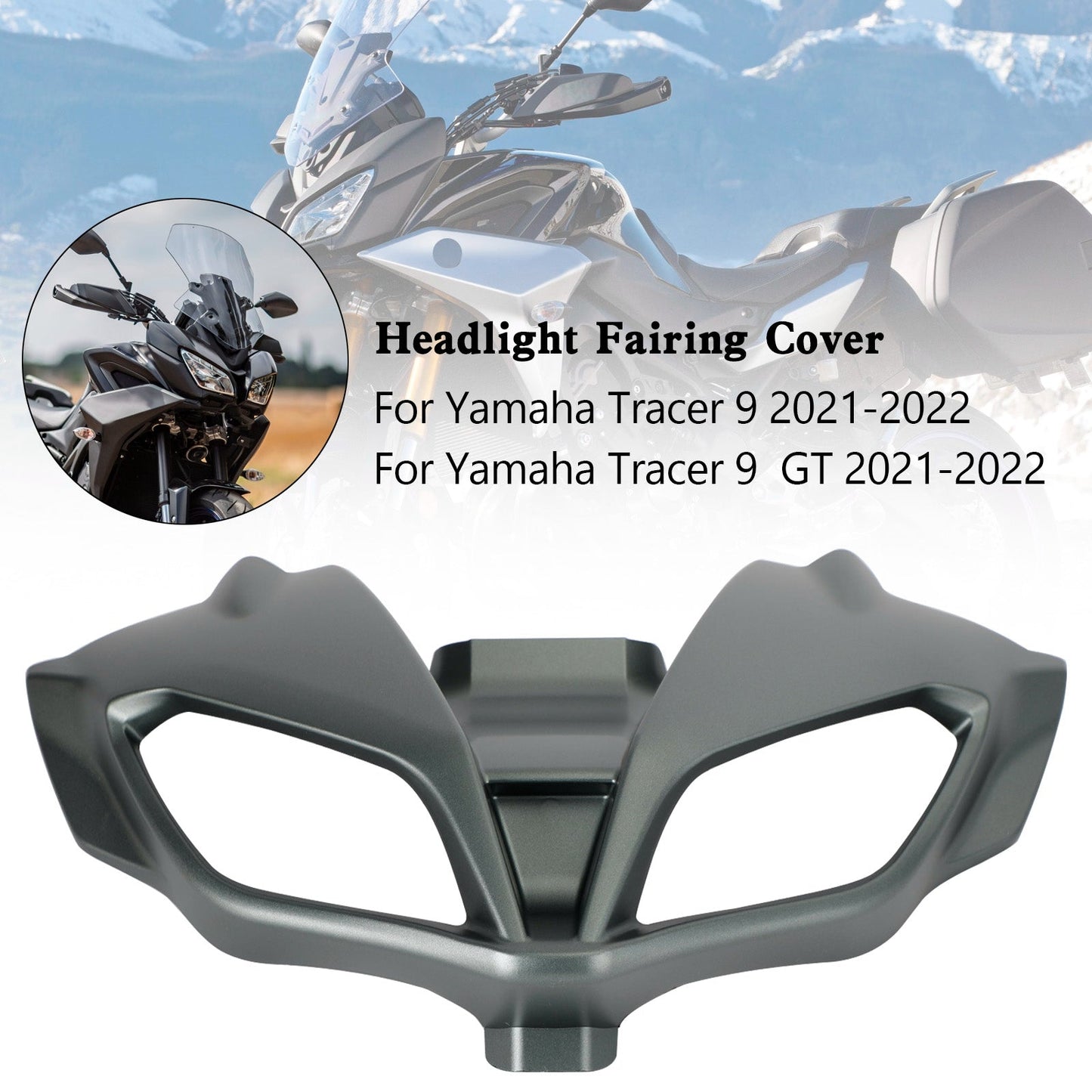 Headlight Fairing Stay Beak Nose Cone For For Yamaha Tracer 9 GT 2021-2022