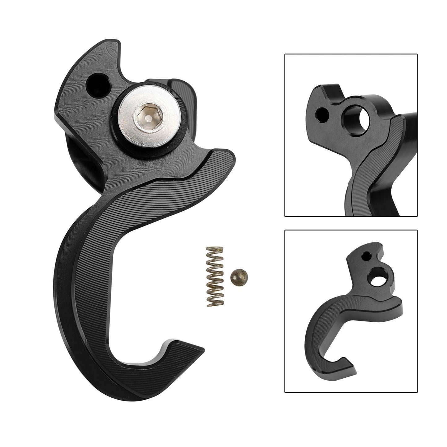 Holder Helmet Hooks Bracket Black For For Yamaha Tricity 125 2014-2021 155 2016-2023