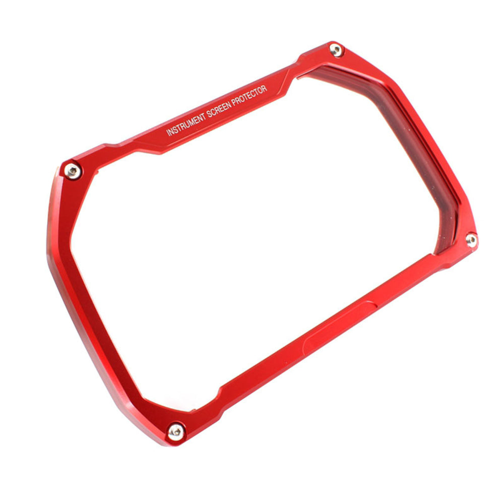 Cubierta protectora de aluminio para velocímetro, color negro, compatible con BMW R1200 Gs 18-20 R1250 Gs 19-20, color rojo