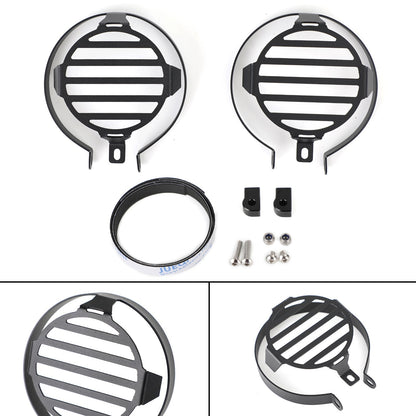 Spot Light Guard Protector Cover Universal Led Black For Cfmoto 800Mt 21-22
