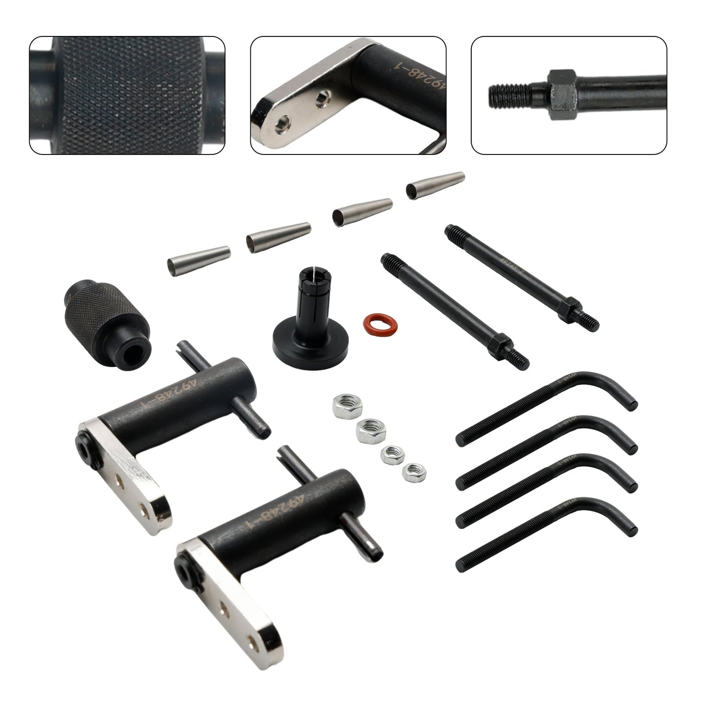 Outils de démontage et de réparation de joints d'assemblage de rail d'injecteur de carburant GM Engines GM245 6706