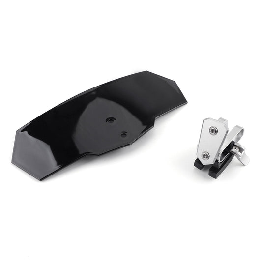 Déflecteur d'extension de pare-brise réglable noir pour Honda, Yamaha et Suzuki