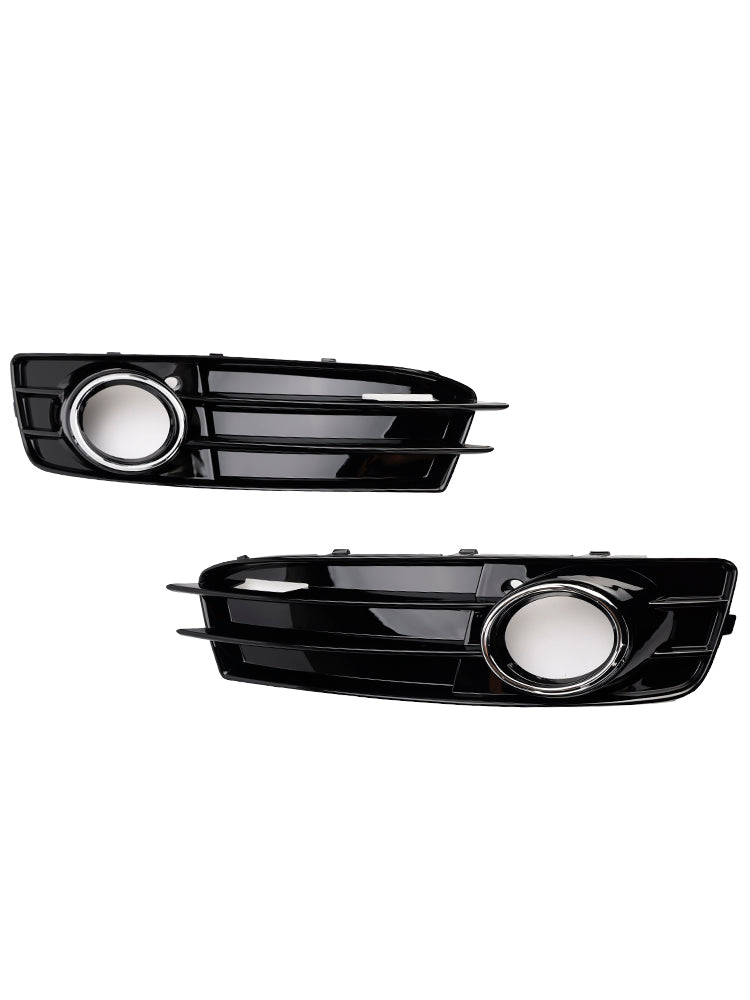 2009-2012 Front Lower Bumper Grille Fog Light Cover Fit Audi A3 S-Line S3