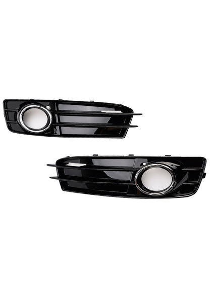 2009-2012 Front Lower Bumper Grille Fog Light Cover Fit Audi A3 S-Line S3