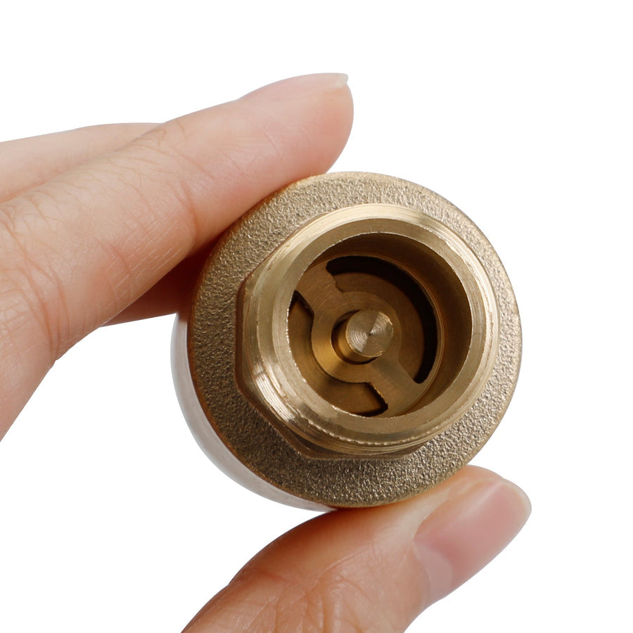 Brass Check Valve G1/2" G3/4" G1" M To F Thread Non-Return Backflow Prevention, G3/4"