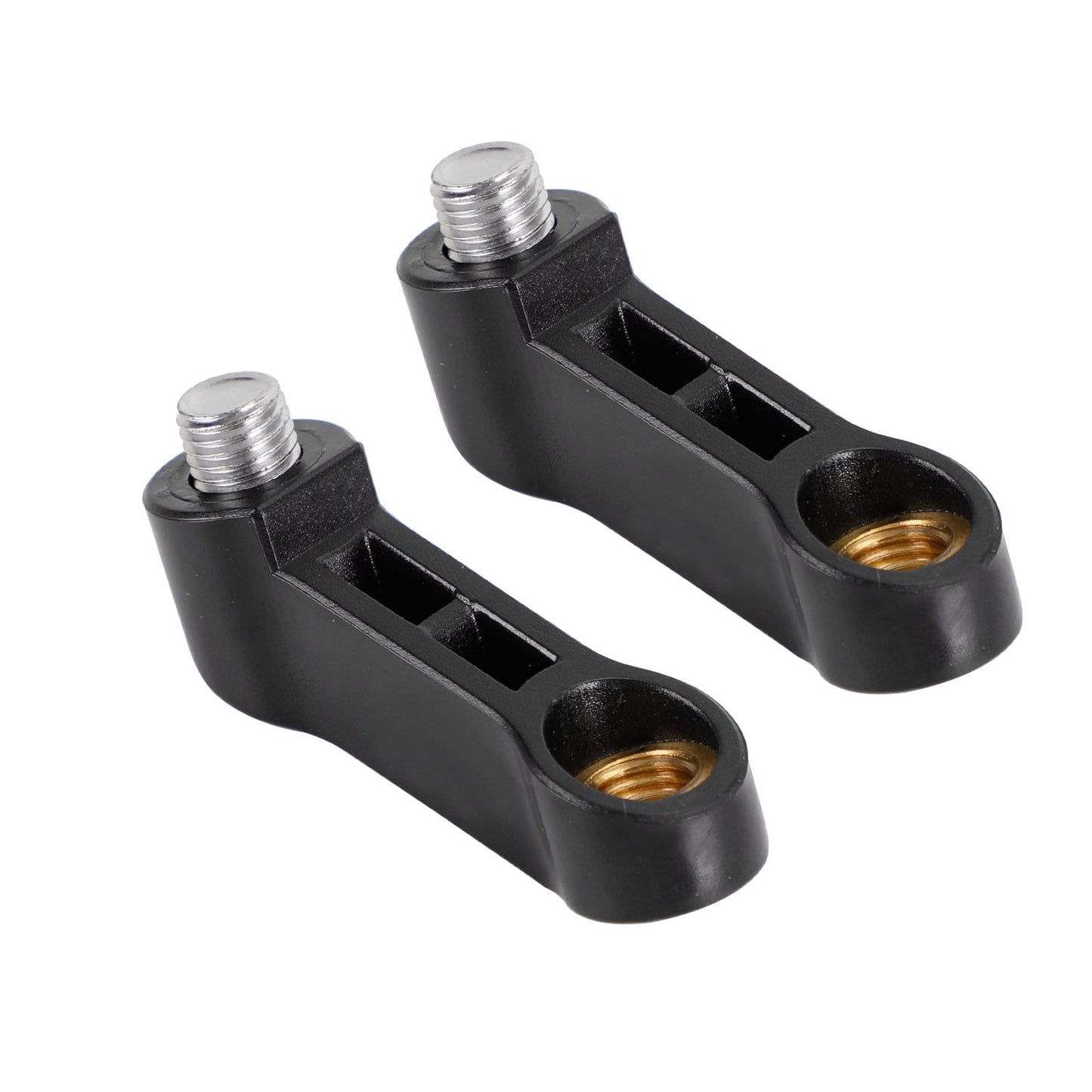 Rallonge de rétroviseur moto en plastique noir 10 mm - M10 pour Yamaha