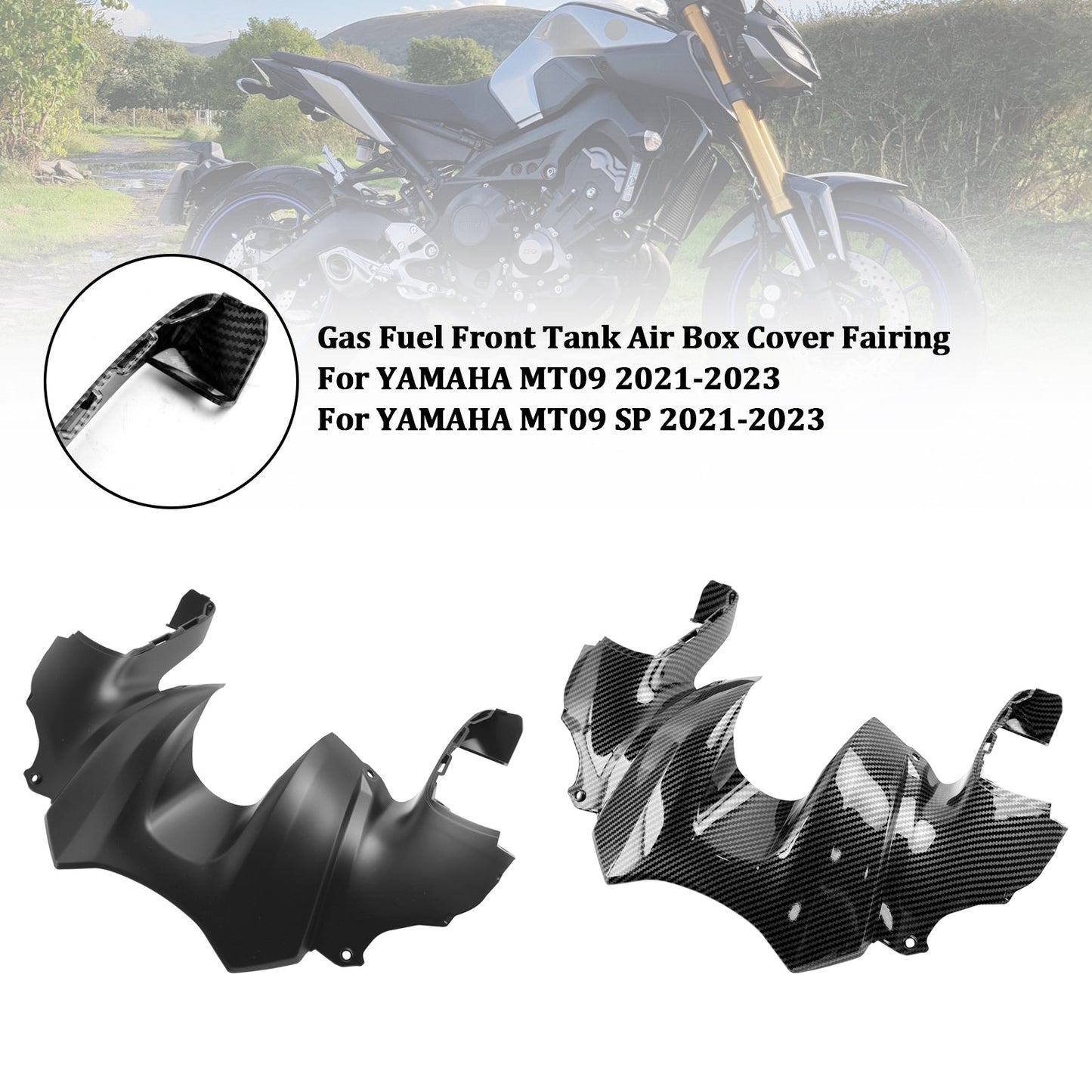 21-23 Yamaha MT09 SP Front Tank Air Box Cover Fairing