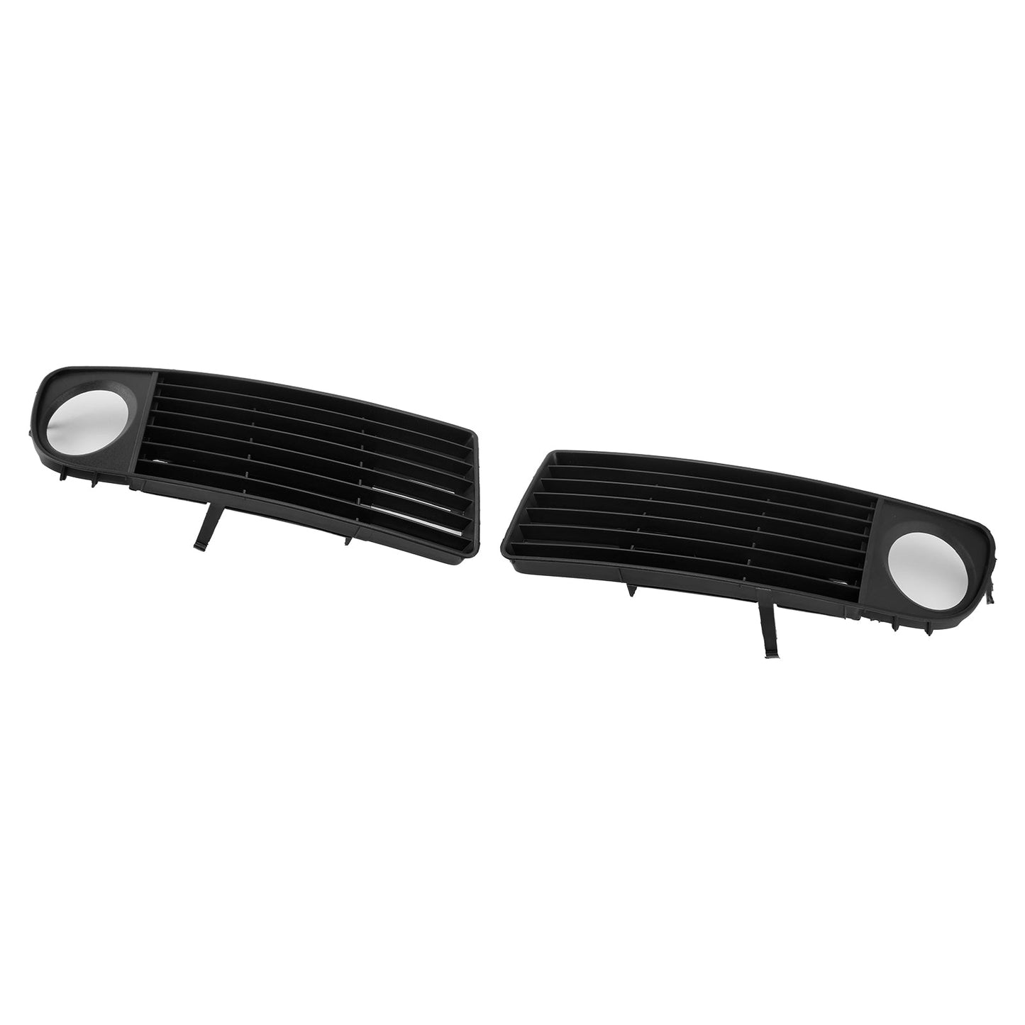 1998-2001 2PCS Front Lower Bumper Fog Light Cover Grille Fit Audi A6 C5