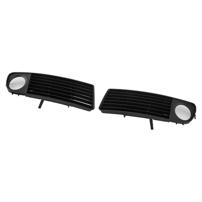 1998-2001 2PCS Front Lower Bumper Fog Light Cover Grille Fit Audi A6 C5