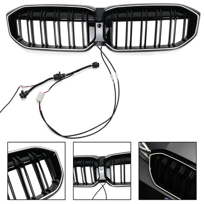 BMW 2023-2024 3 Series G20 G21 320i/330i/M340i/318i/320d Front Kidney Grille Double Line Black Grill