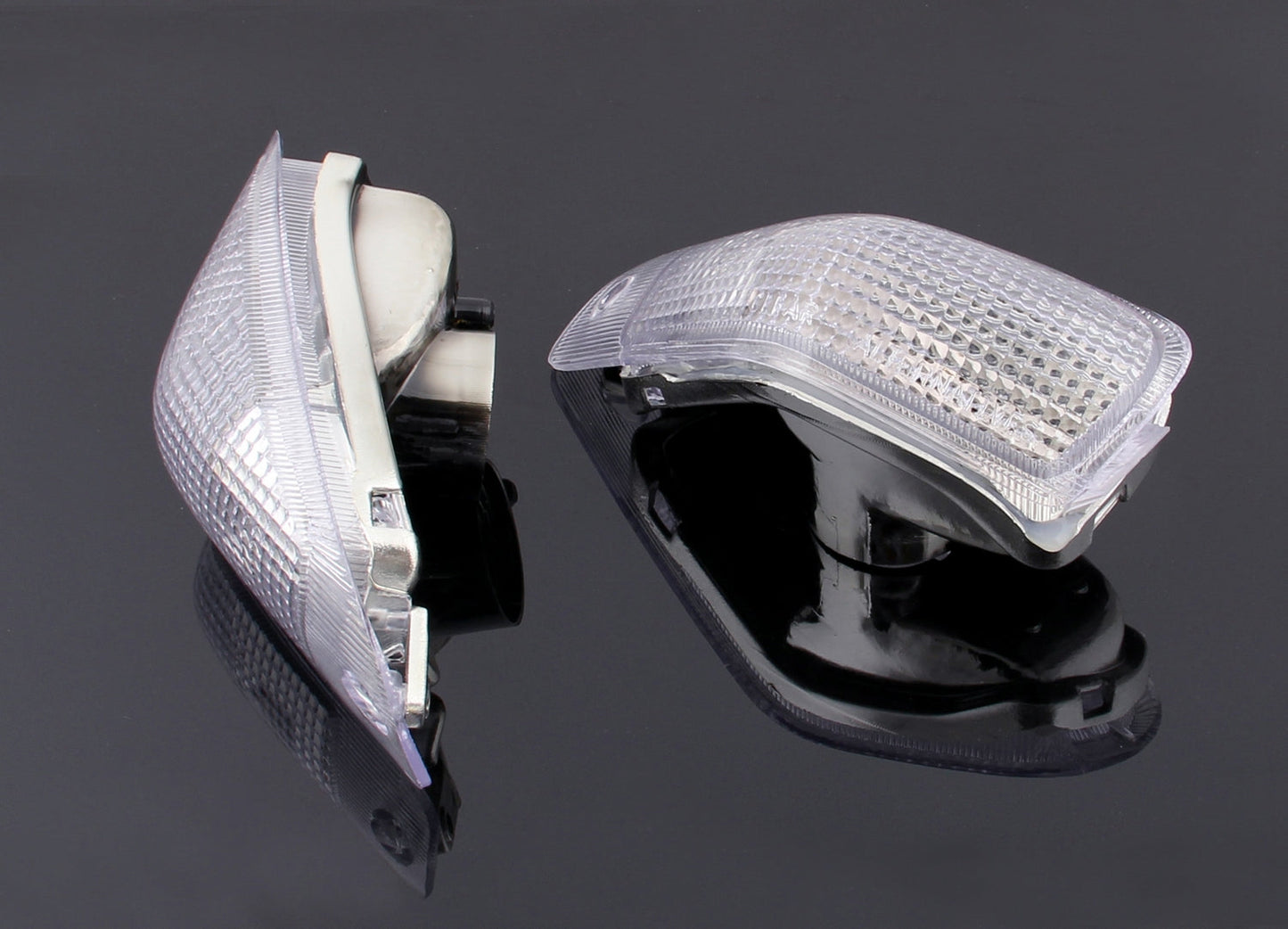 Front Turn Signals Lens For For Kawasaki ZZR600 ZX600E 1994-2004 Clear Assosary