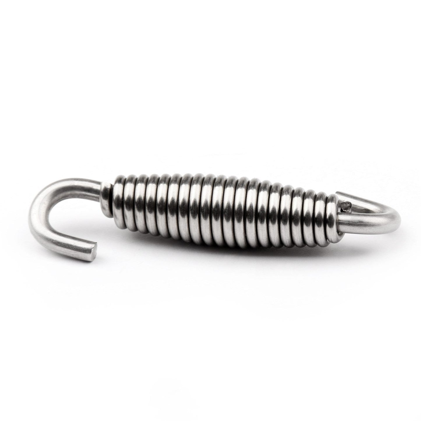 Punta de tubo de escape de acero inoxidable para motocicleta, 4 piezas, silenciador de resorte, TI UK 