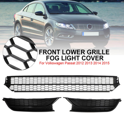 Volkswagen 2012-2015 Passat 5618536779B9 Front Bumper Lower Grille Grill Fog Light Cover