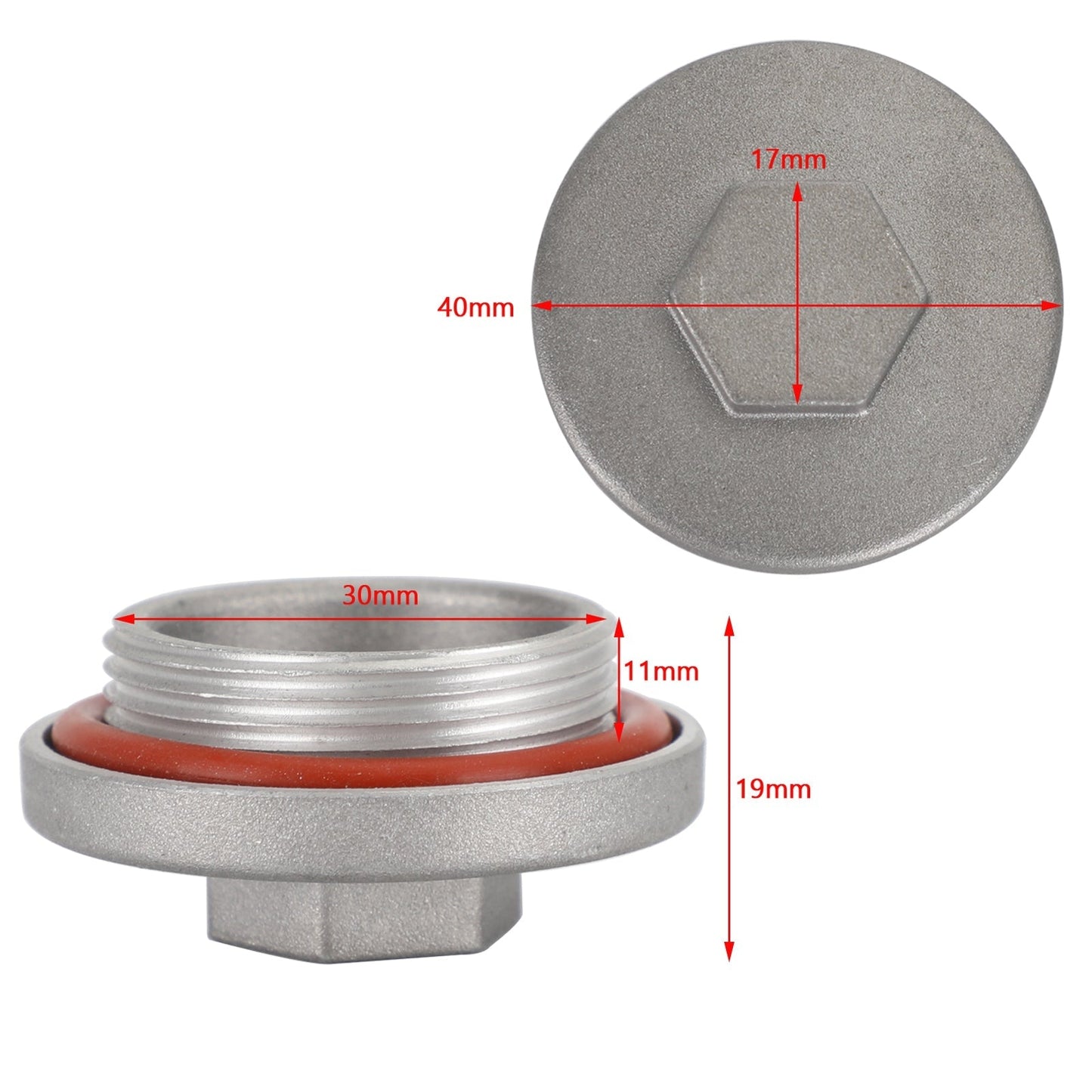 Bouchon d'inspection de soupape pour Suzuki LT LTF 125 160 185 230 250 300 ALT 50 125 185