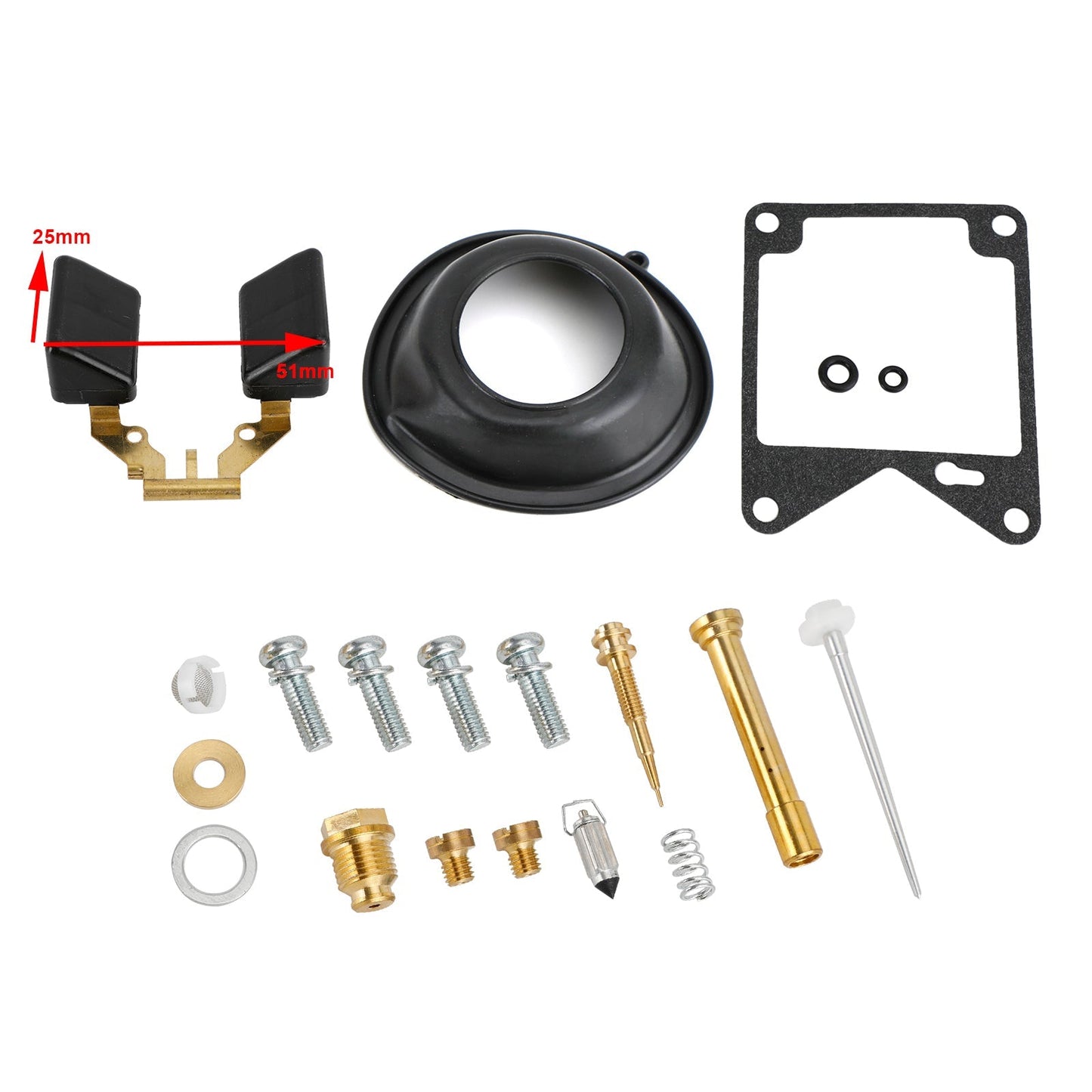 Kit de reparación y reconstrucción de carburador para Yamaha Virago 750 XV750 1981-1983