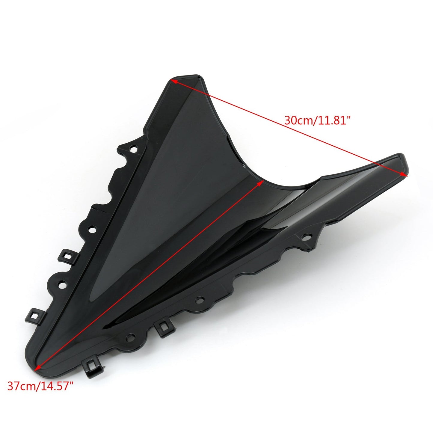 Parabrisas Racing ABS para Yamaha YZF R15 2014-2016, color negro