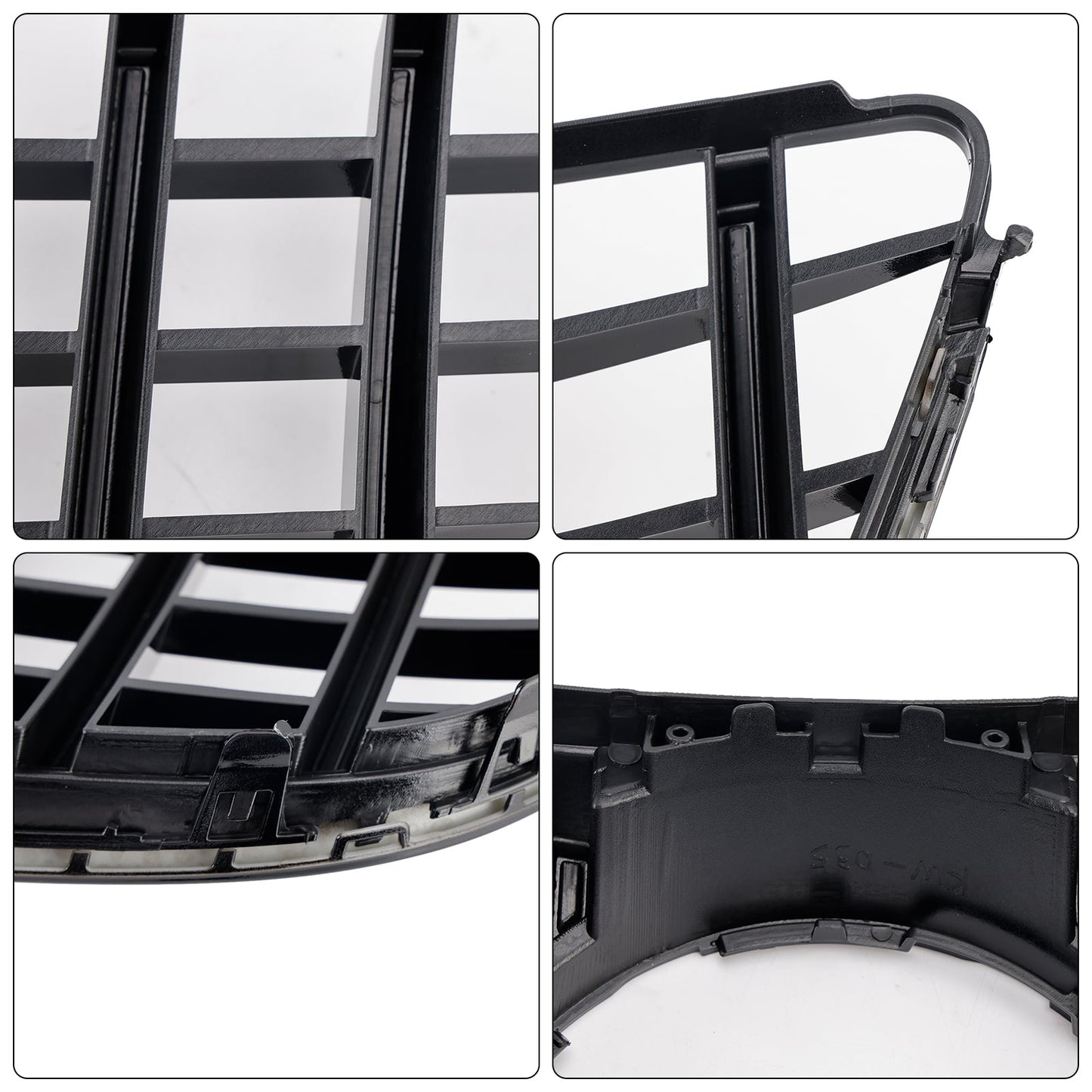 2014-2017 Mercedes Benz E-Class W207 C207 Coupe GTR Style Grille Front Bumper Black Replacement Grille