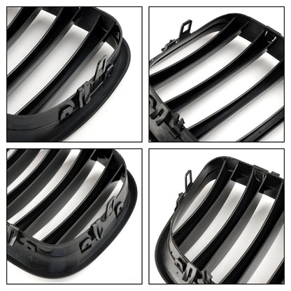 BMW 2009-2014 X6 M (E71) 51137157687 51137305589 Front Bumper Kidney Grille Grill Gloss Black