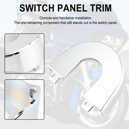 15-22 Touring Road Glide Special Aluminum Ignition Switch Panel Trim For