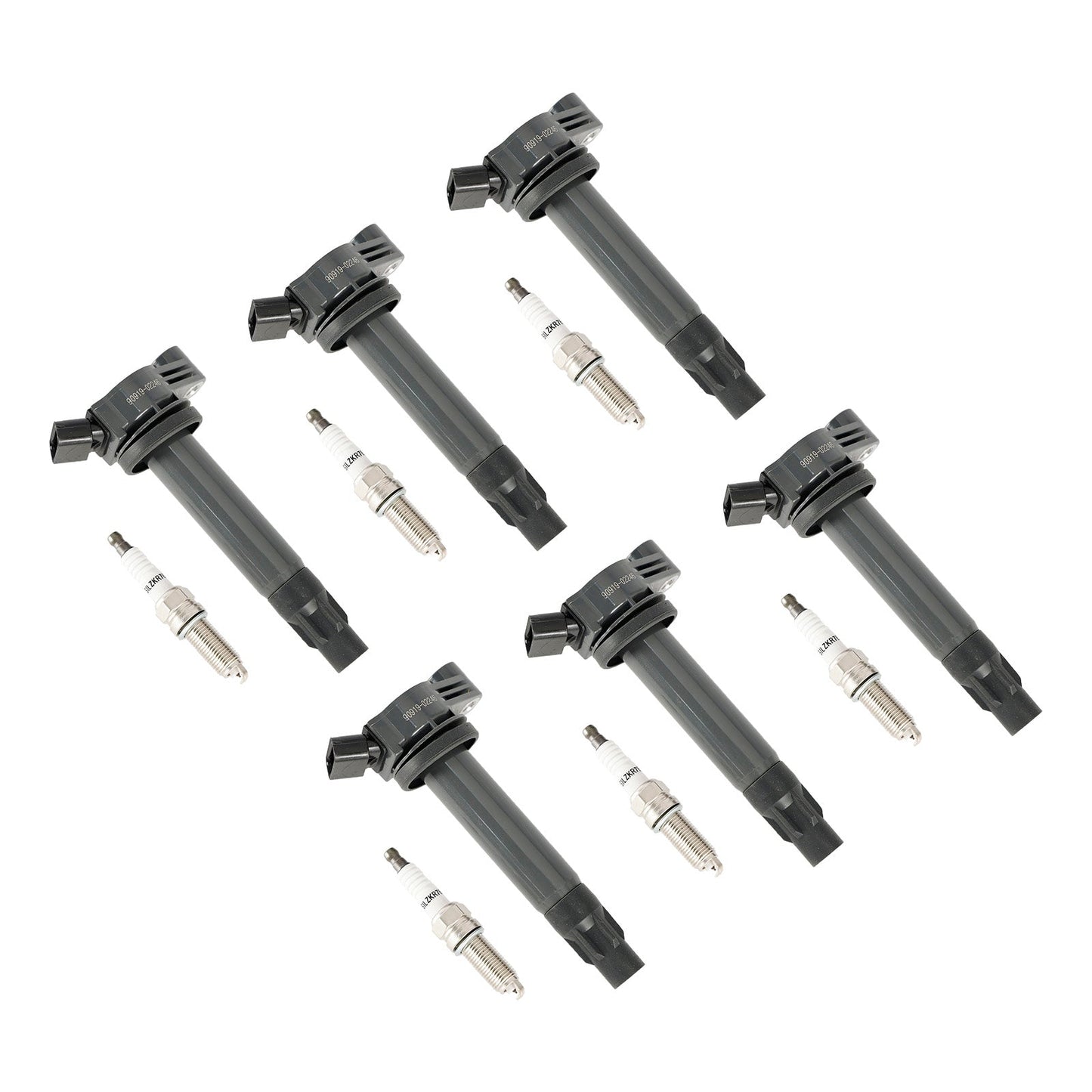 Toyota Highlander 3,3 L V6 2005-2010, 6 bobines d'allumage et bougies d'allumage UF506