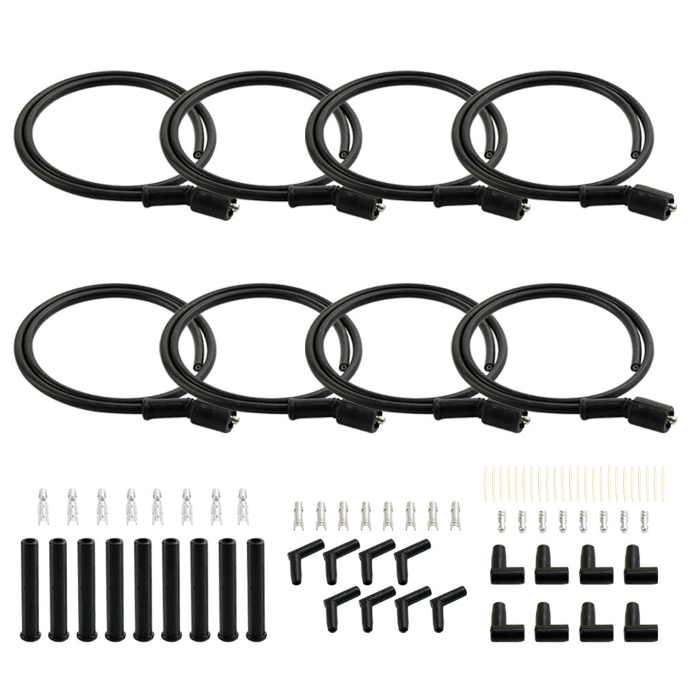 Câbles de bougie d'allumage universels 60" 551083 pour relocalisation de bobines LS LS1 LS3 5.3 5.7