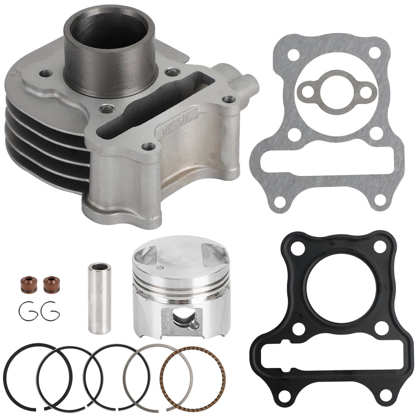 Conjunto de junta de pistón y bloque de cilindros para Suzuki Lets 4 Address V50 V50G