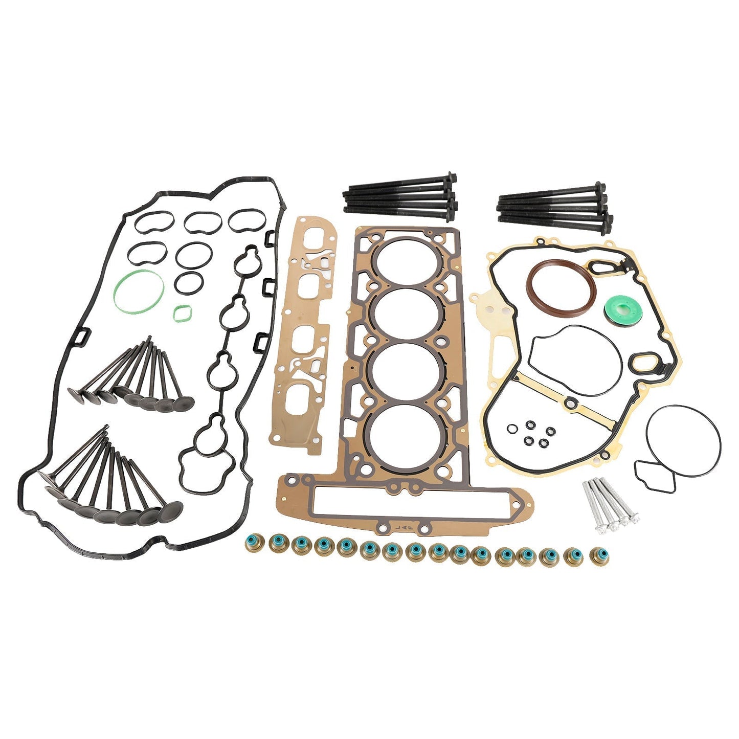 2010-2013 For Chevrolet Equinox For Buick For GMC 2.4L Head Gasket Bolts & Intake Exhaust Valves HS26517PT ES72196 12596034 Geenric