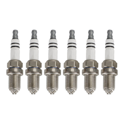 0242236562 6PCS Spark Plugs 12120037608 1435855 12129071003 93190944 for BMW E36 E46 323i 325i 323i 328i 330i E39