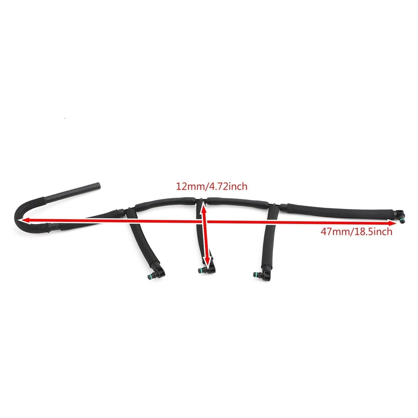 Tuyau de fuite de retour de carburant 03L130235AF pour VW Golf Plus 1.6 TDI 2009-2010