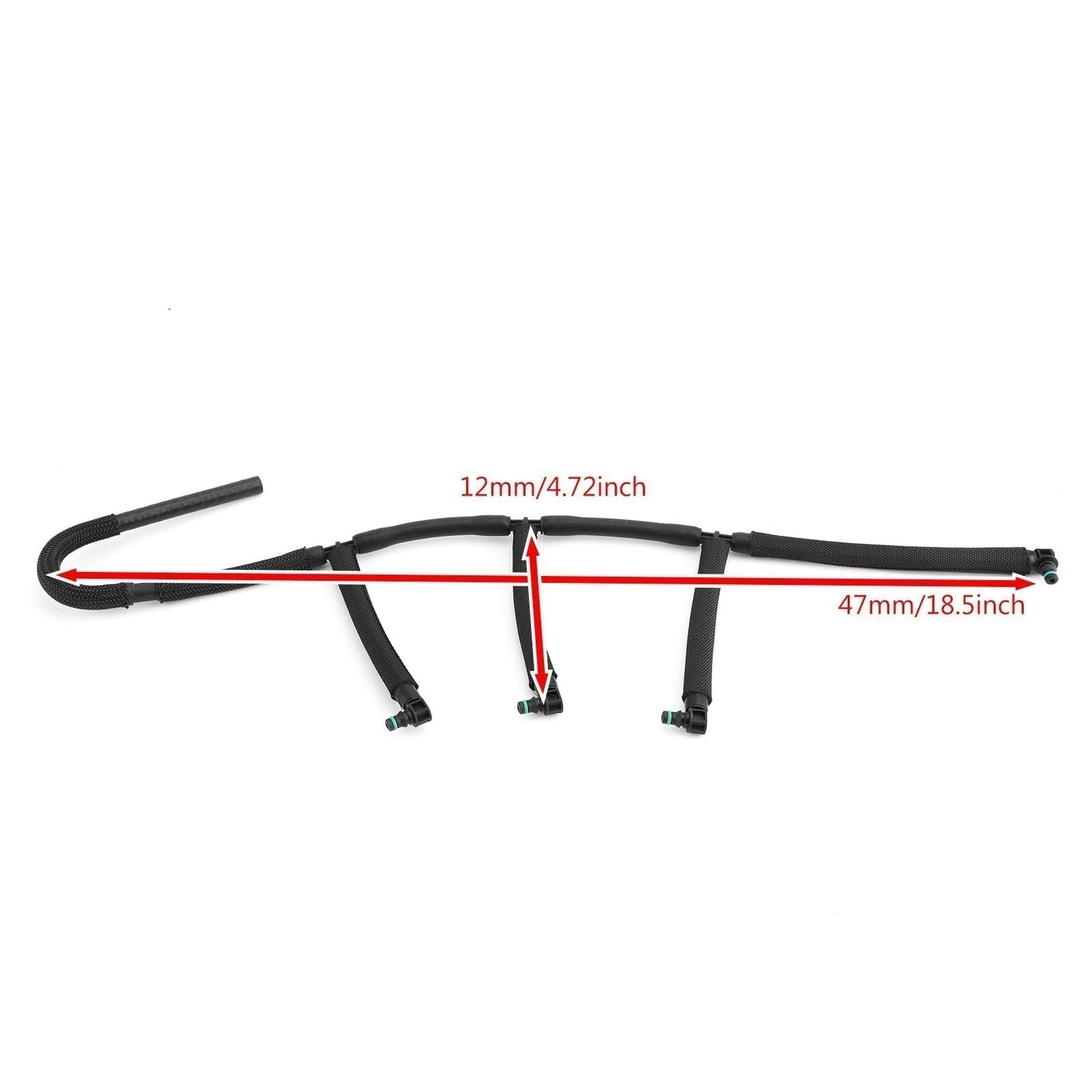 Tuyau de fuite de retour de carburant 03L130235AF pour VW Passat 1.6 TDI 2009-2010