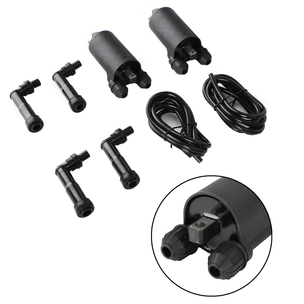 Ignition Coils Caps and Wire for For Honda CB650 CB650C CB650SC GL1100 GL1200