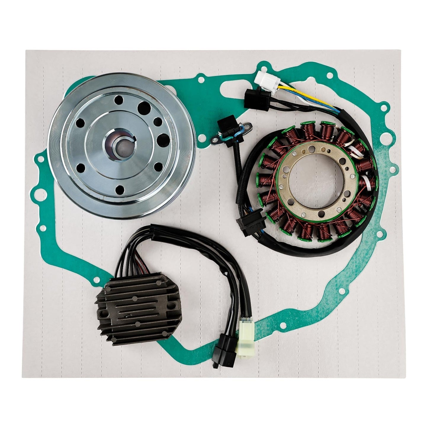 2003-200803-08 Arctic Cat 400 FIS ACT 4x4 Stator Flywheel 3430-054 Rotor Rectifier Gasket Set 3430-053 3402-682