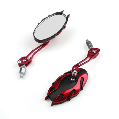 Universal Motorcycle Rearview Mirrors Rear View Mirror 8mm 10mm