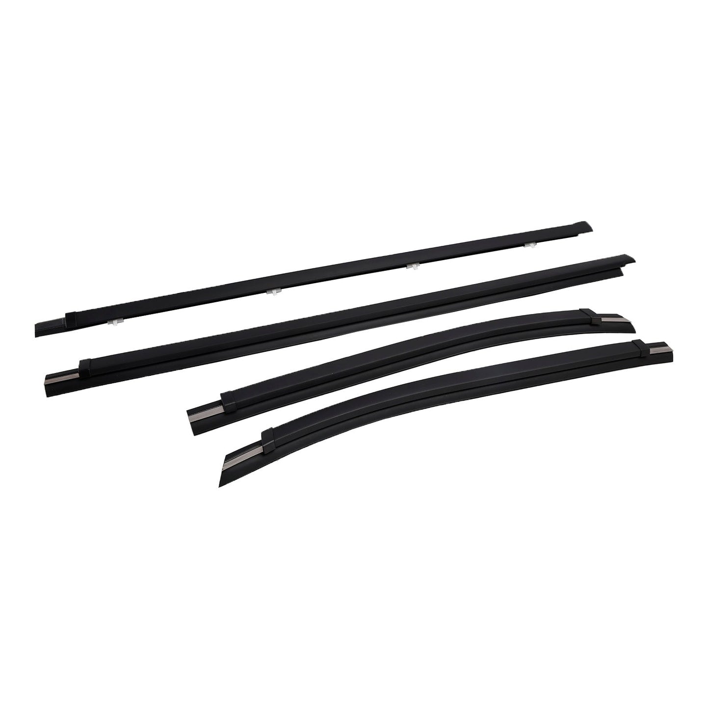 2000-2004 Toyota Tacoma 4pcs KT2023 Front Door Window Belt Weatherstrip Trim Seal