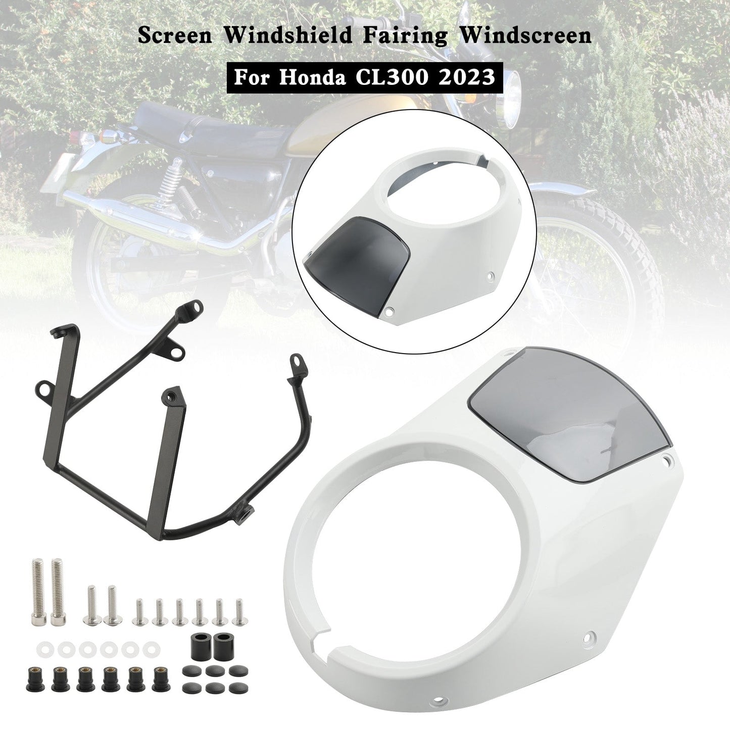 Headlight Windshield Fairing Windscreen For For Honda CL300 2023