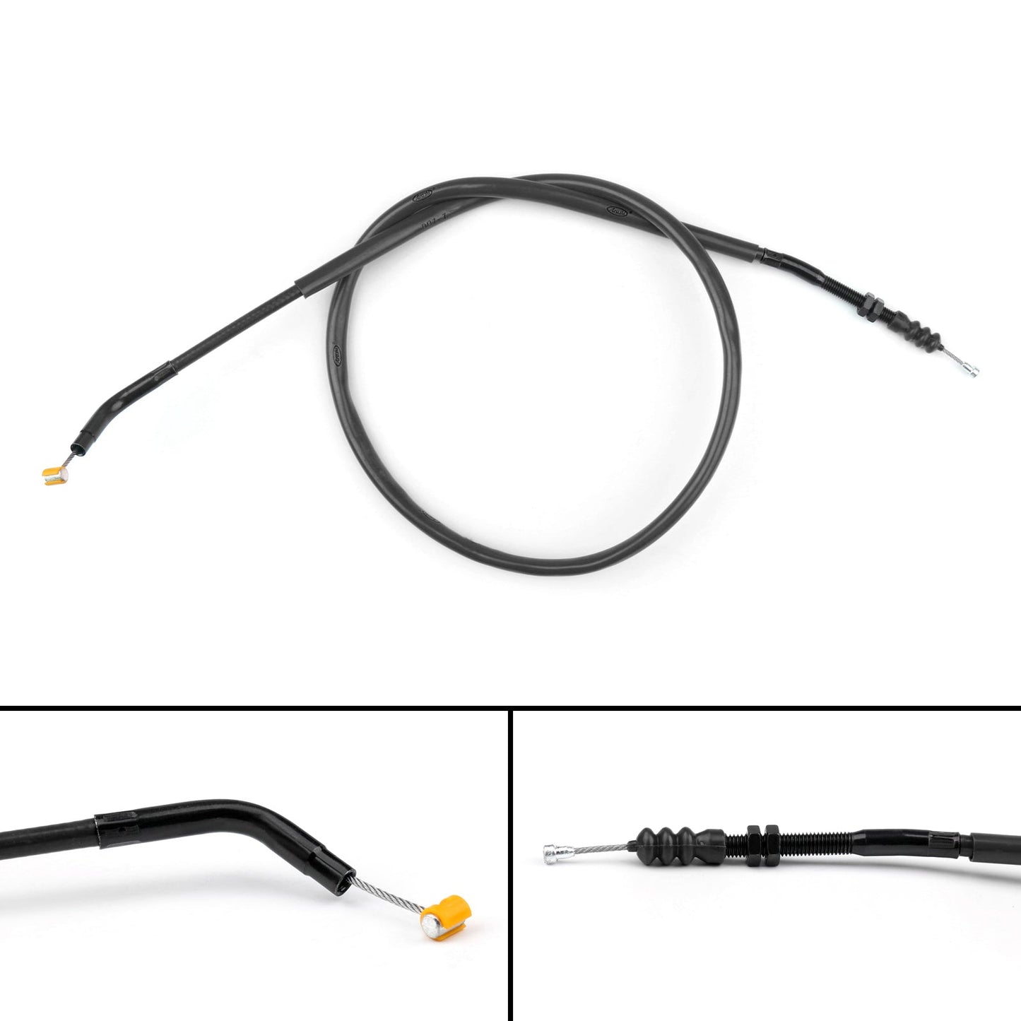 Cable de embrague de repuesto de alambre de acero para Kawasaki Z1000 2010-2013, color negro