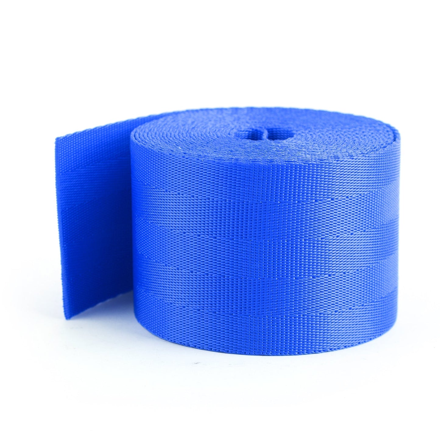 Sangle de sécurité rétractable en nylon et polyester pour ceinture de sécurité de voiture bleue