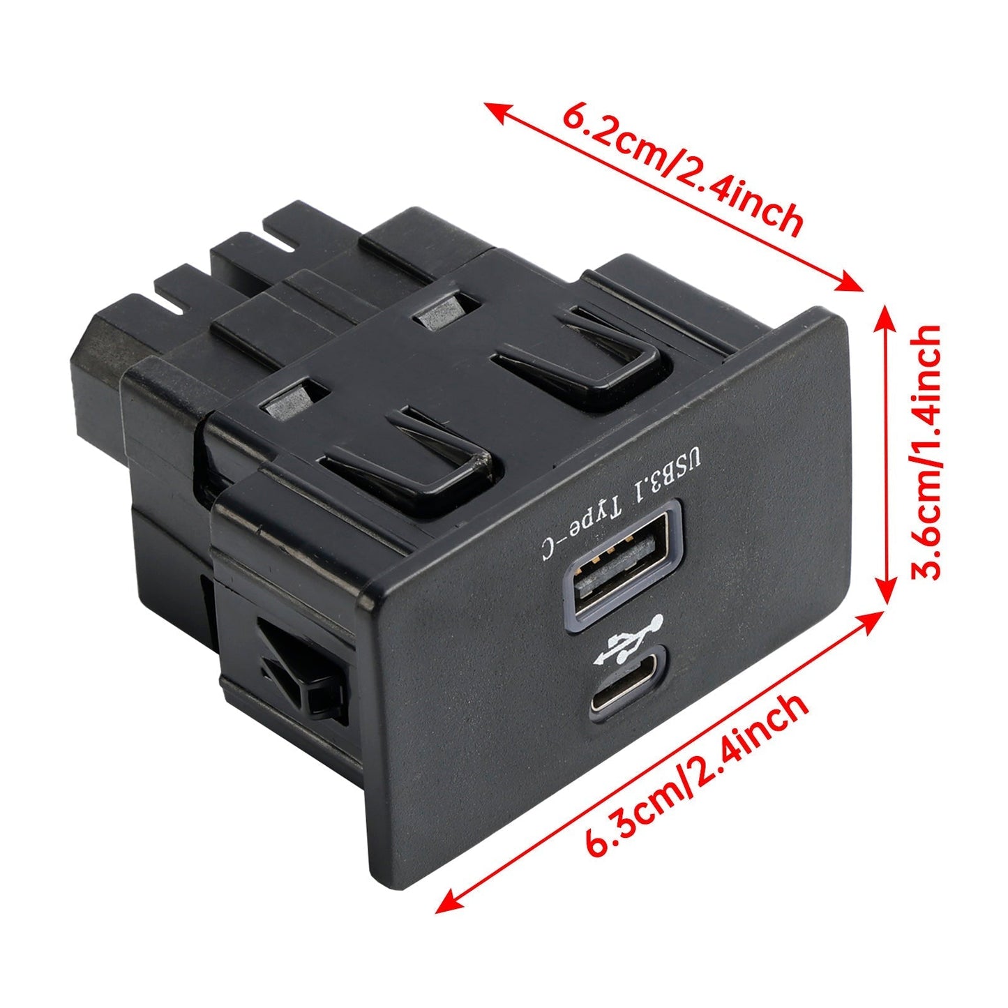 Módulo de interfaz de actualización Apple CarPlay USB para Ford F-250 y F-350 (2017-2022) Sync 3 Media Hub F HC3Z-19A387-E