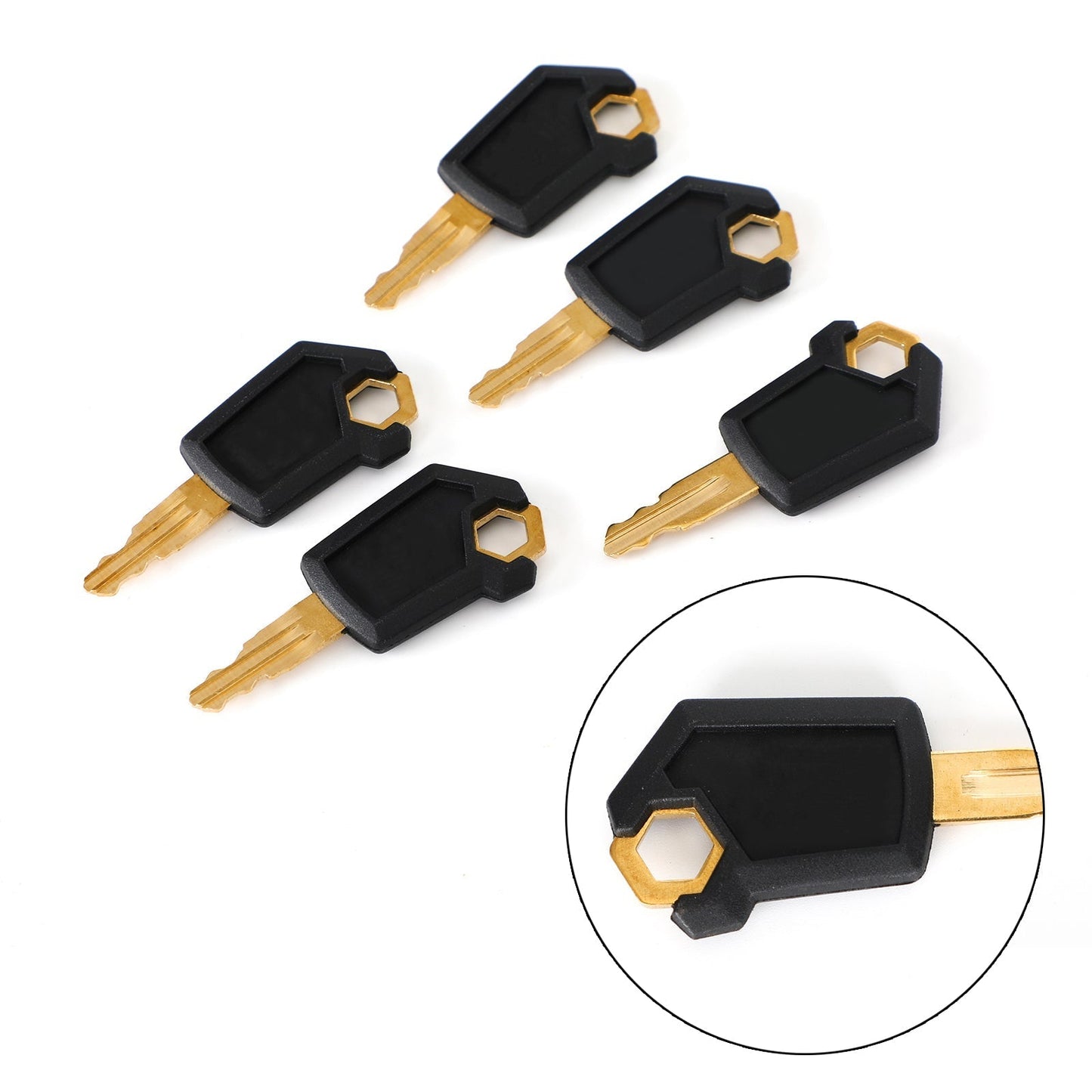 5 llaves maestras para la llave de encendido de maquinaria pesada Caterpillar 5P8500