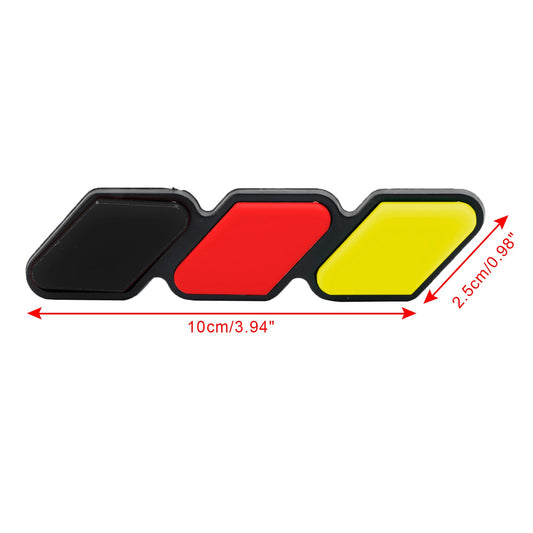 Toyota Tacoma TRD Tundra RAV4 Tri-Color Grille Badge Emblem Car Accessories